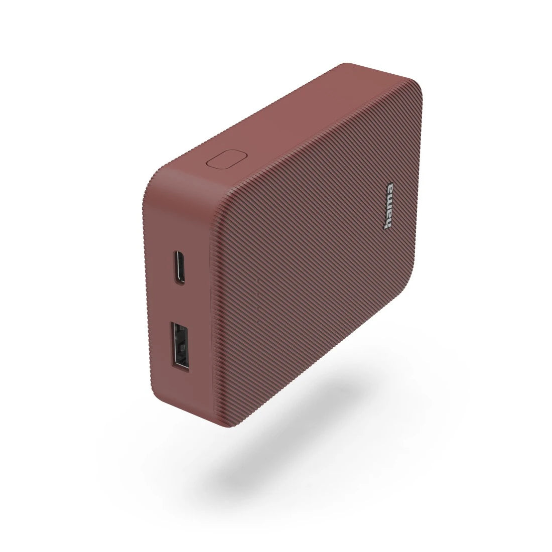 Hama Powerbank 10000 mAh, 1× USB-C, 1× USB-A, Rot