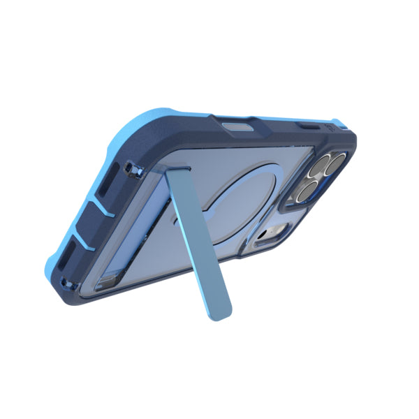 ZAGG Rainier Snap Backcover – für Apple iPhone 17 Pro Max, mit Ständer, Graphen, Blau, bis 7 m Sturzsicher