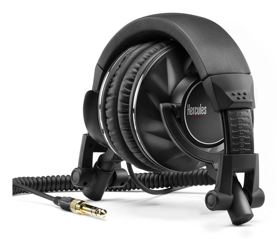 Hercules HDP DJ60 – Over-Ear DJ-Kopfhörer – 3,5 mm, geschlossen – schwarz