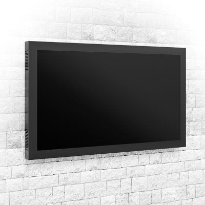 Hagor Enclosure Display-Gehäuse – VESA 600×400 mm, Landschaft, Metall – für 55" TVs – Schwarz