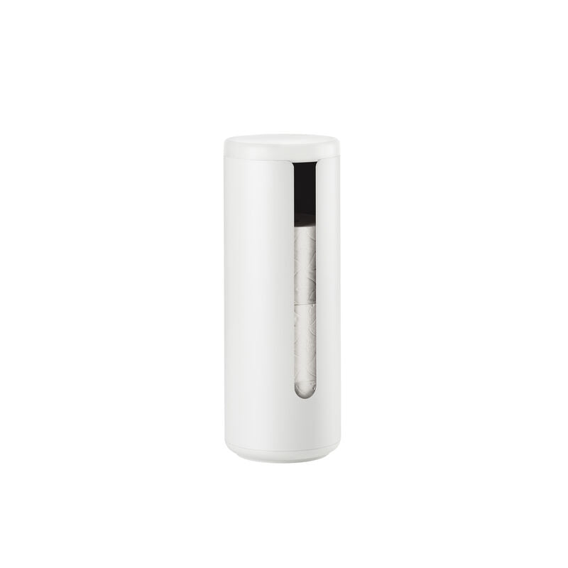 Zone Denmark Toilettenpapierständer – Aluminium, ABS, Weiss, für 3 Rollen, 15 × 15 × 40,5 cm