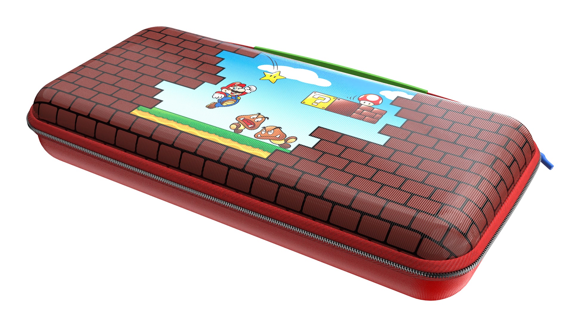 Turtle Beach Etui – für Nintendo Switch 2/Switch/Switch OLED – 300×155×58 mm – mehrfarbig – Mario Bricks