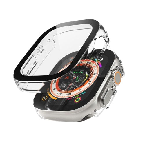 Vonmählen Thin Case 49 mm – Silikon, Transparent, für Apple Watch Ultra 1/2