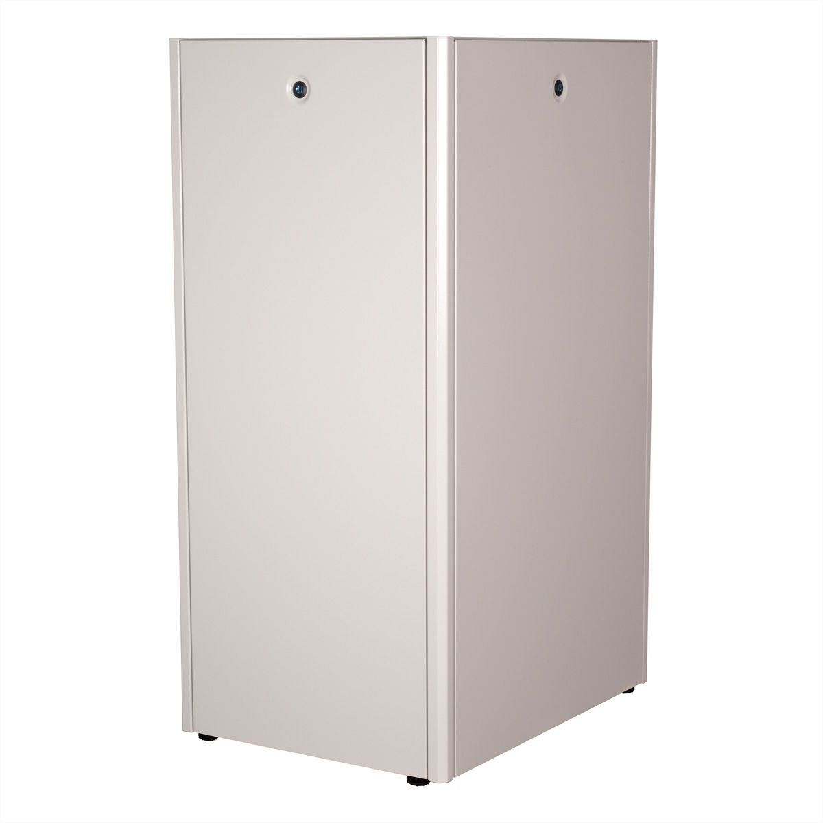 ROLINE Basic – 19" Netzwerkschrank 26U, IP20, abschliessbar, 600 × 800 × 1300 mm, lichtgrau, Stahl