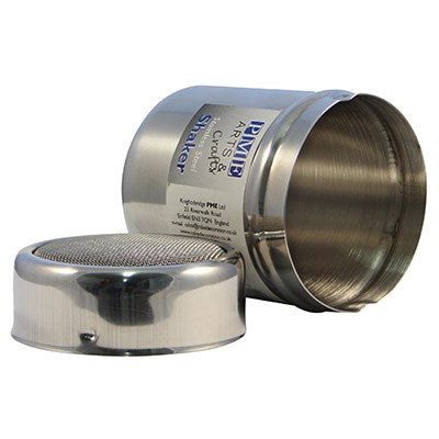 PME Streudose, 8 cm, Edelstahl, silber, für Puderzucker