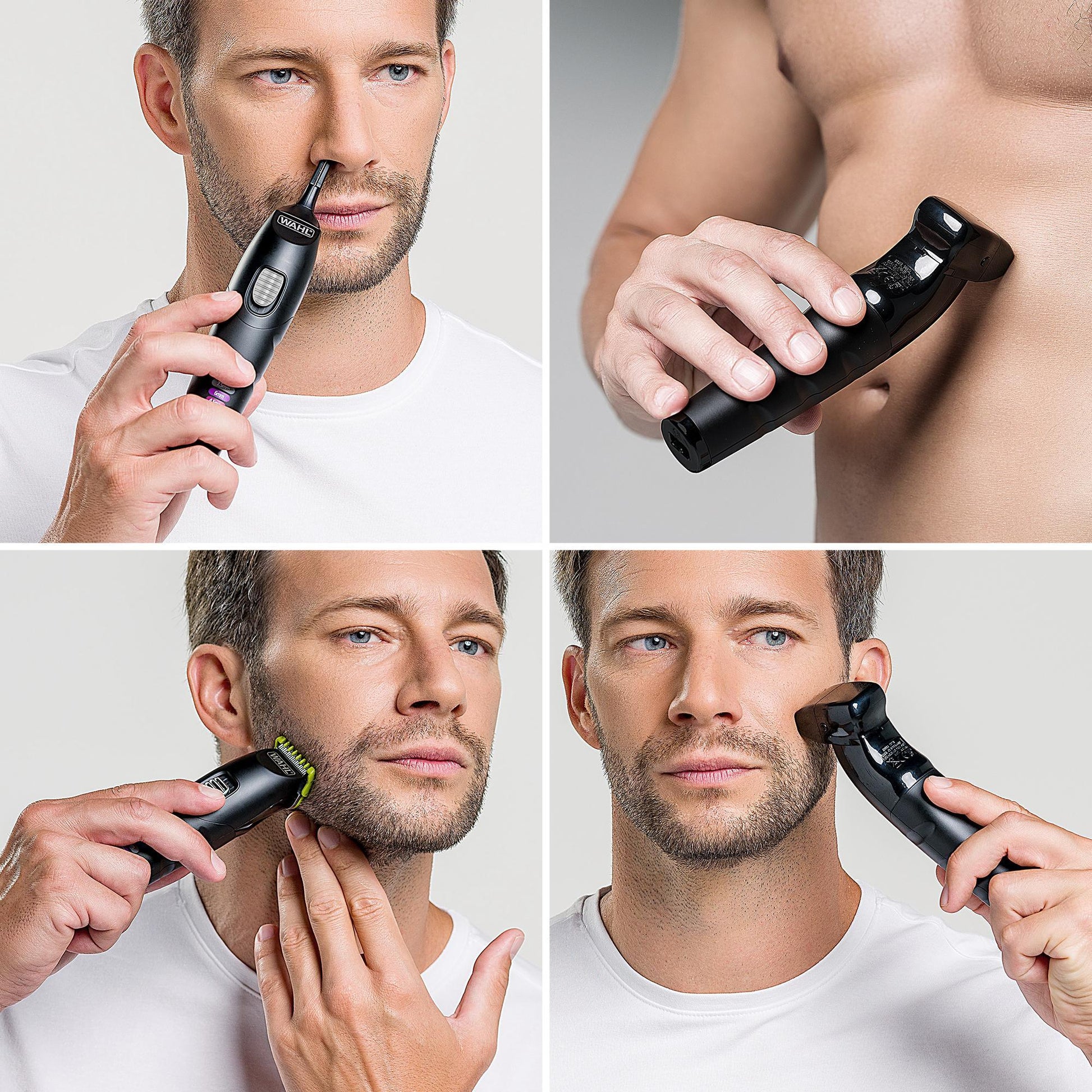 Wahl Barttrimmer Color Trim Adv. – Akku 240 min, 1,5–13 mm, 8 Längenschritte – schwarz
