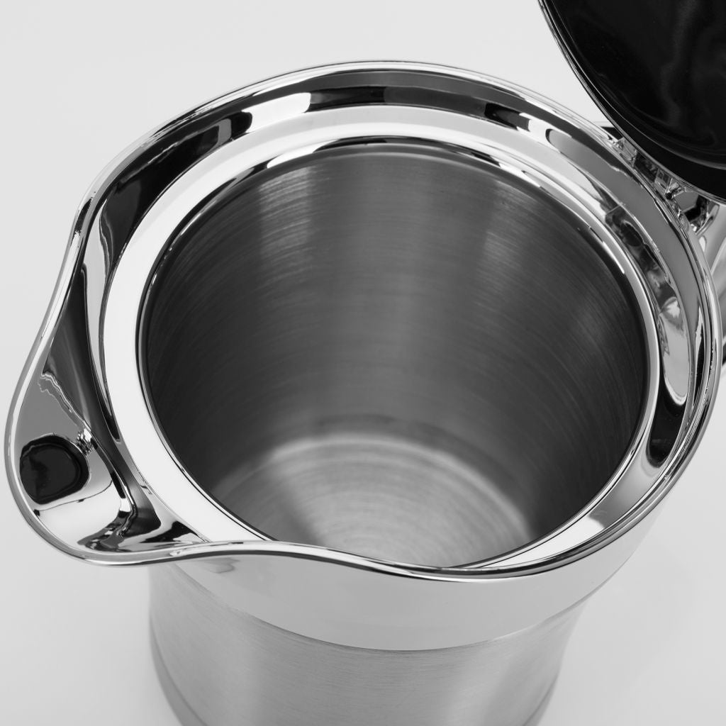 Westmark Saucenschale – 500 ml, Ø 18 cm, H 14,3 cm, Edelstahl/Kunststoff, Silber, BPA-frei