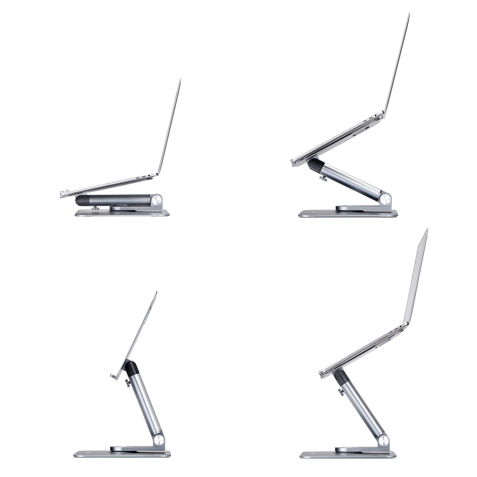 StarTech.com Laptop-Ständer – bis 5 kg Traglast, höhenverstellbar, 360° drehbar – Silber