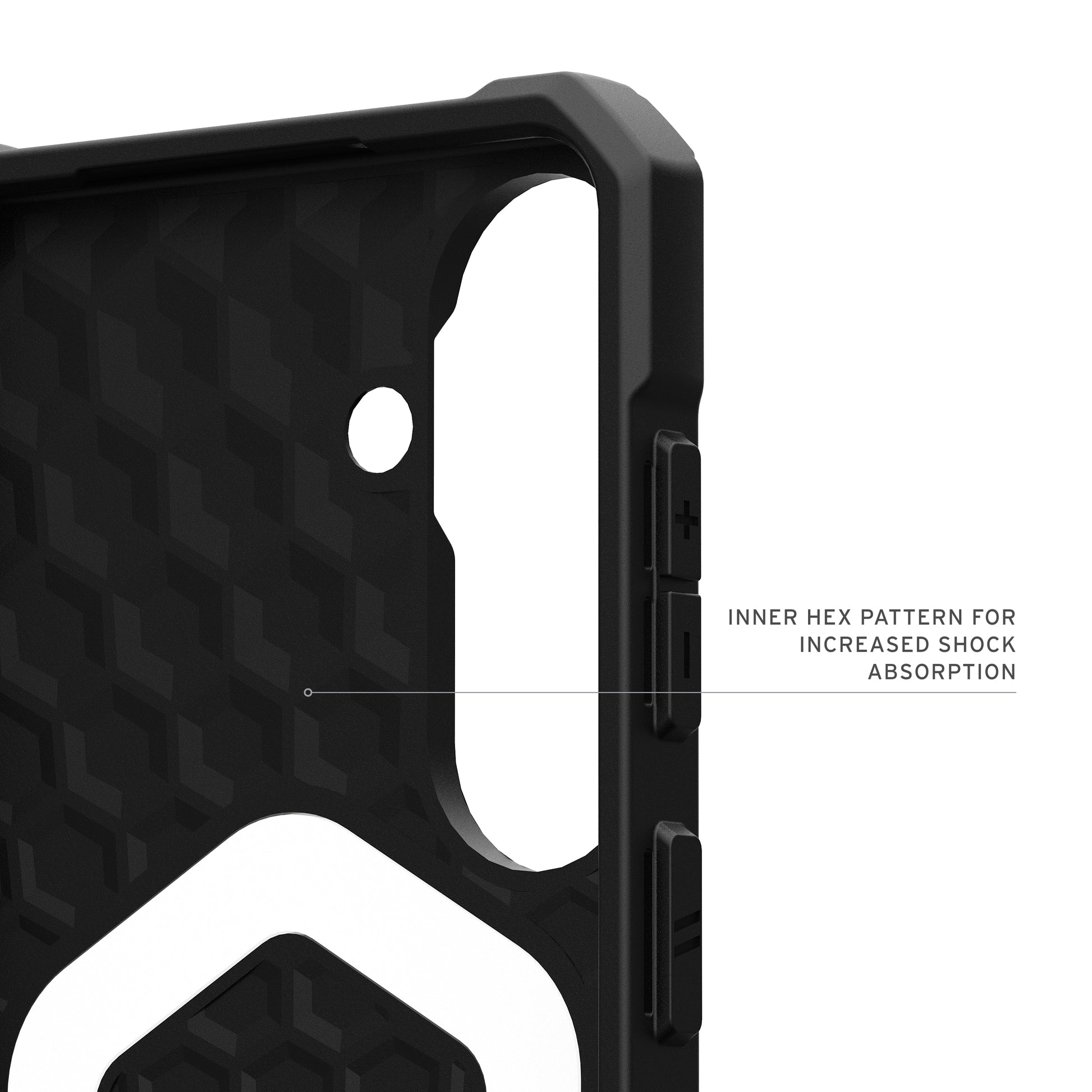 Urban Armor Gear UAG Essential Armor Backcover – für Samsung Galaxy S26+, MagSafe, TPU, schwarz, bis 3,6 m Sturzsicher