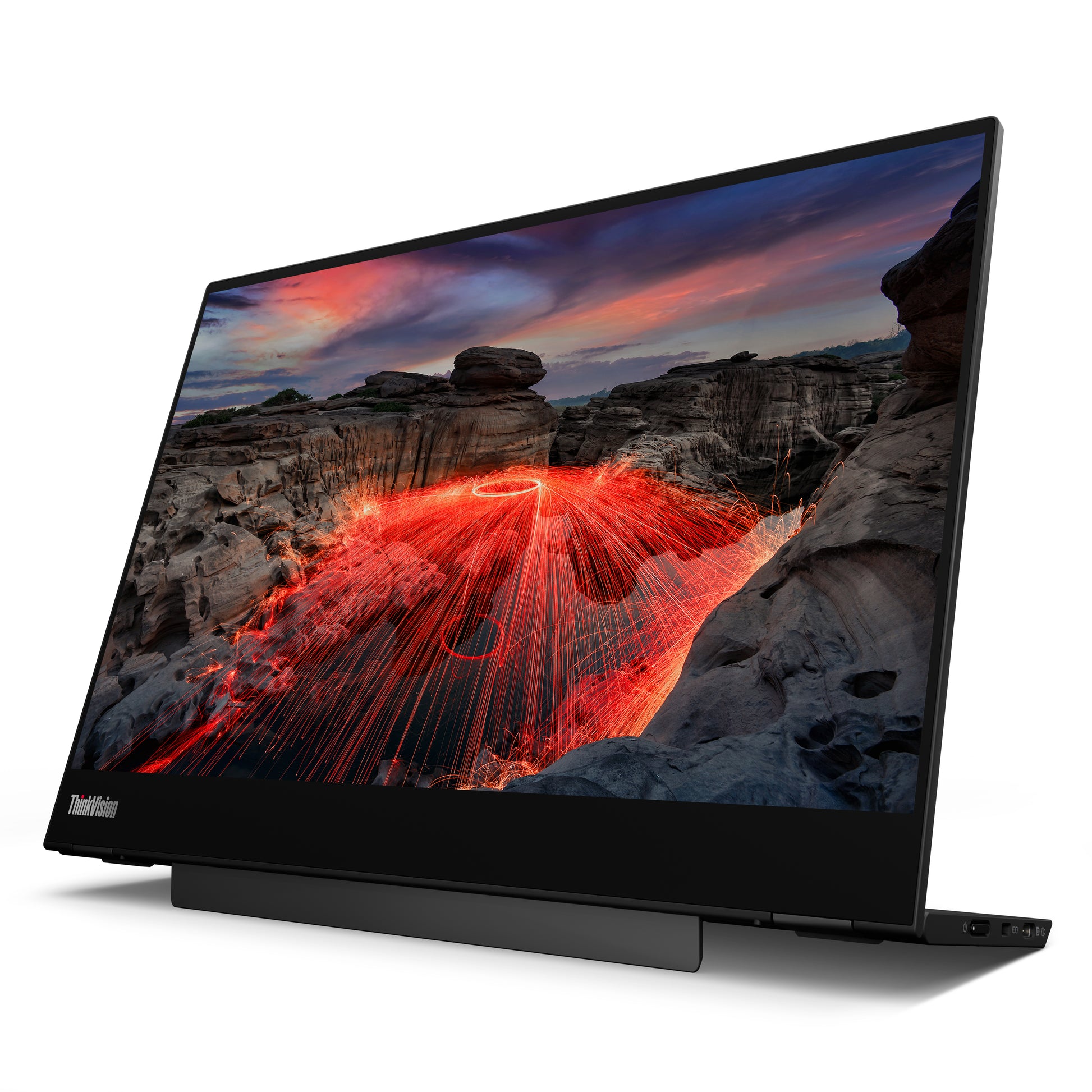 Lenovo ThinkVision – Portabler Monitor, 14,0", 1920 × 1080 (Full HD), IPS, Touch, USB-C