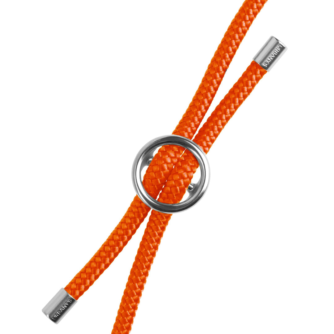 Urbany's Ringhalterung NECKLACE APEROL – für Apple iPhone 17, Kunststoff, Silber