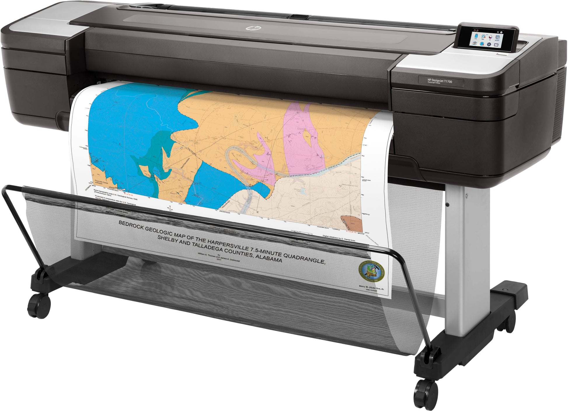HP DesignJet T1700 dr – Grossformatdrucker 44", PostScript, Dual-Rolle