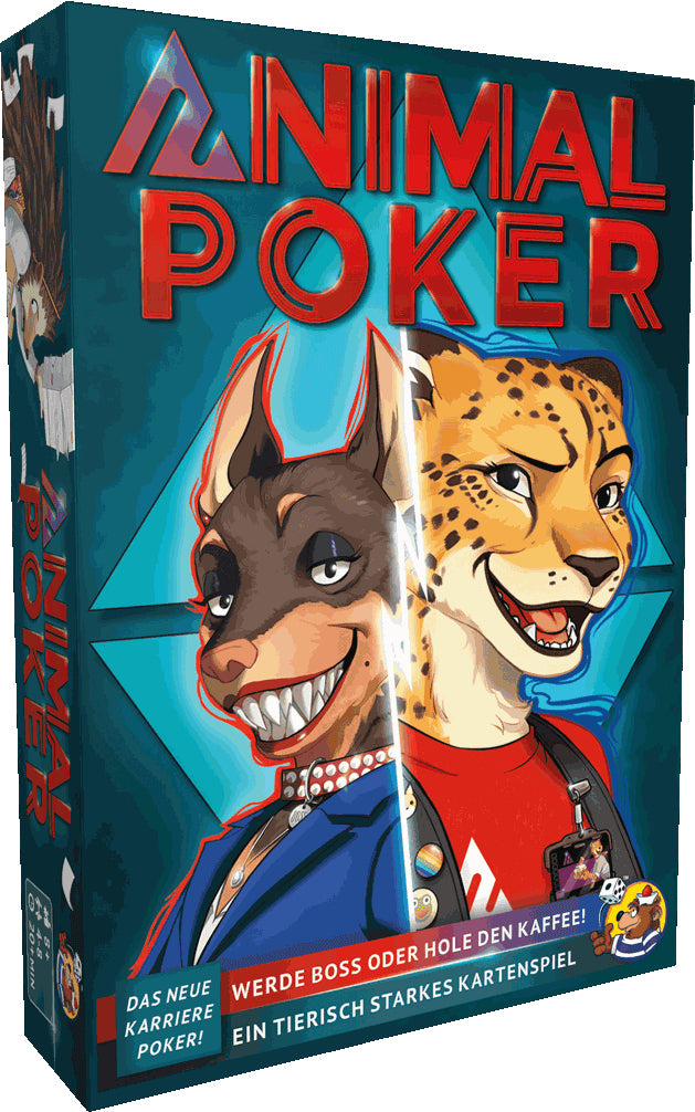 Heidelberger Spieleverlag Animal Poker – Kartenspiel, 4–8 Spieler, ab 8 Jahren, 20 Min., DE