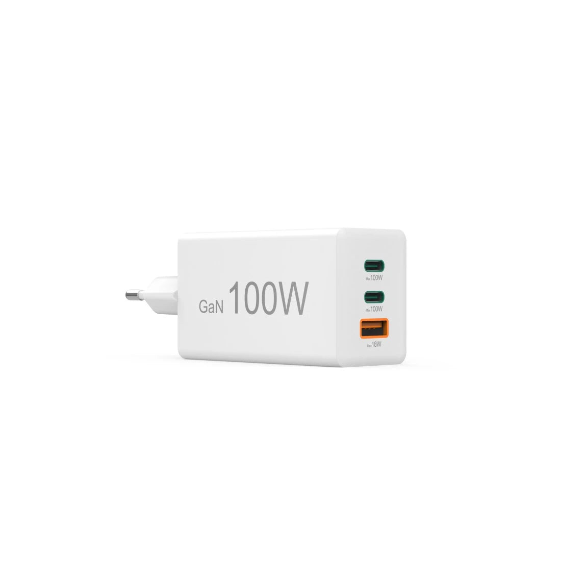 Hama Netzteil – 100 W, 2× USB-C + 1× USB-A, PD, QC 2.0/3.0, GaN – für Laptops, Smartphones, Tablets