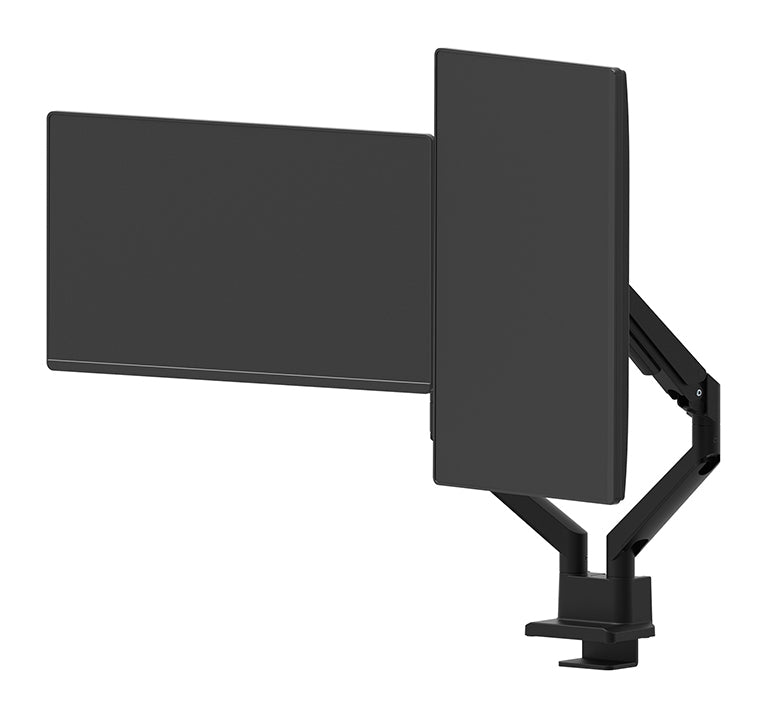 Neomounts Ds70-250Bl2 – Monitorarm, Dual, bis 32", VESA 75 × 75/100 × 100 mm, 9 kg, schwarz