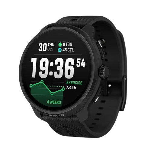 Suunto Race 2 49 mm GPS + Cellular – Polyamid Schwarz, Sportarmband, Ganz Schwarz, 100 m, für Android, iOS