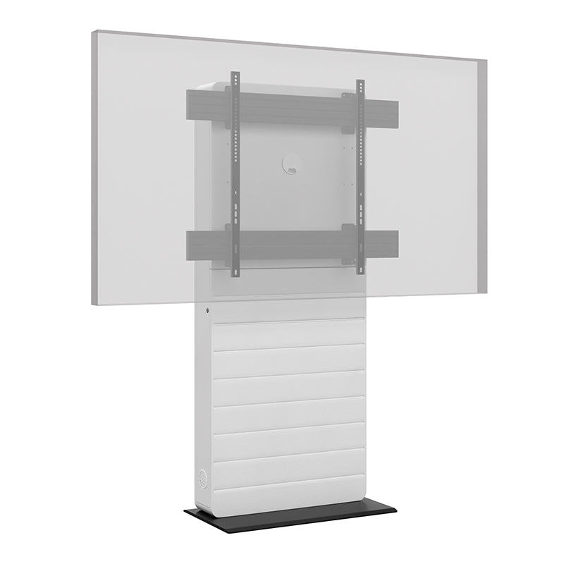 Hagor Digital-Signage-Stand für 75–86" Displays – VESA 900×800, abschliessbar – schwarz/weiss – CON-Line FS