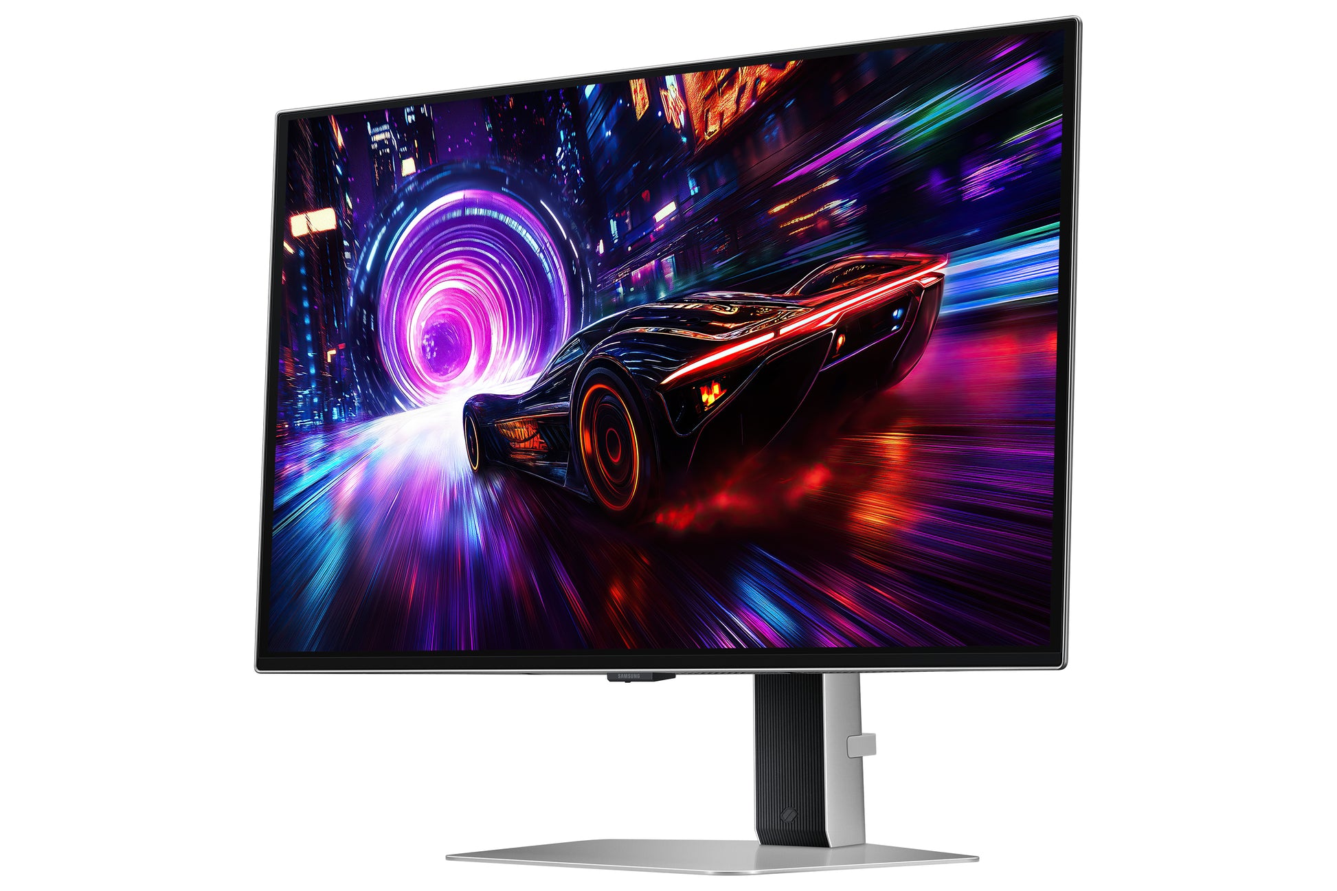 Samsung G81Sf – Monitor, 27" 3840 × 2160 (UHD 4K), OLED, Silber