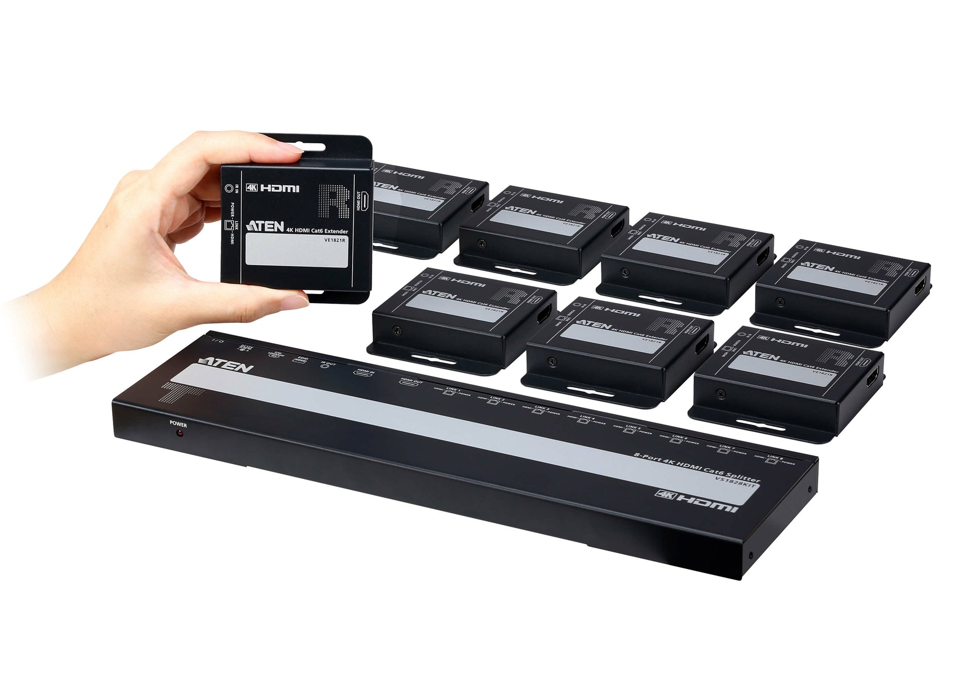 ATEN HDMI Splitter HDMI 1.4 4K 30 Hz – 40 m – aktiv