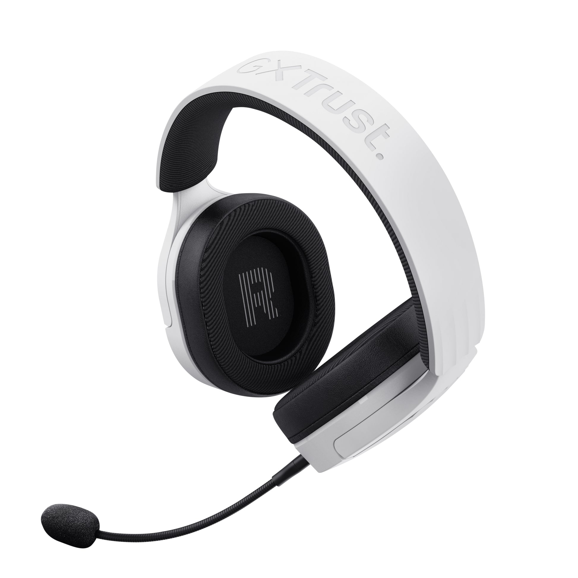 Trust GXT490 FAYZO Gaming-Headset – Over-Ear, Stereo, Verkabelt (USB-A), ANC, Weiss