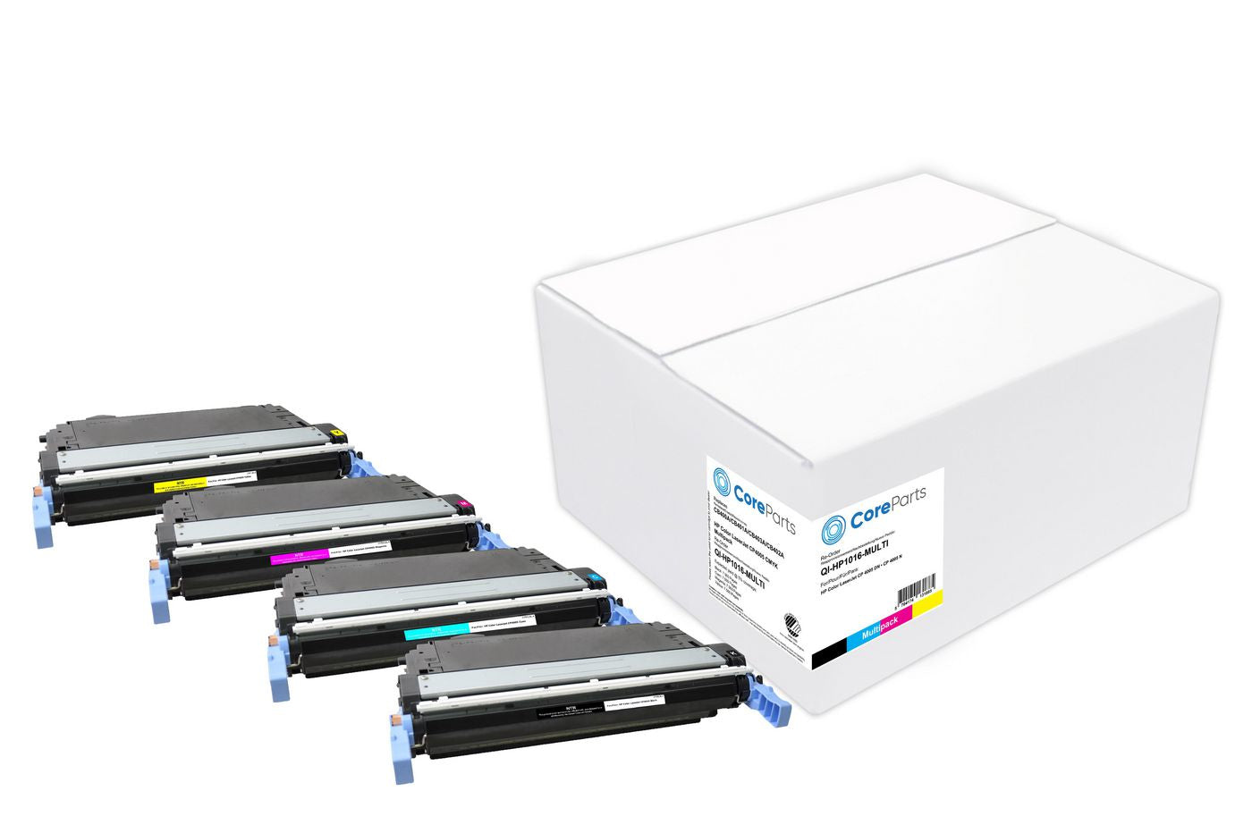 CoreParts Toner-Multipack – BK/C/M/Y, 7500 Seiten – für HP Color LaserJet CP4005
