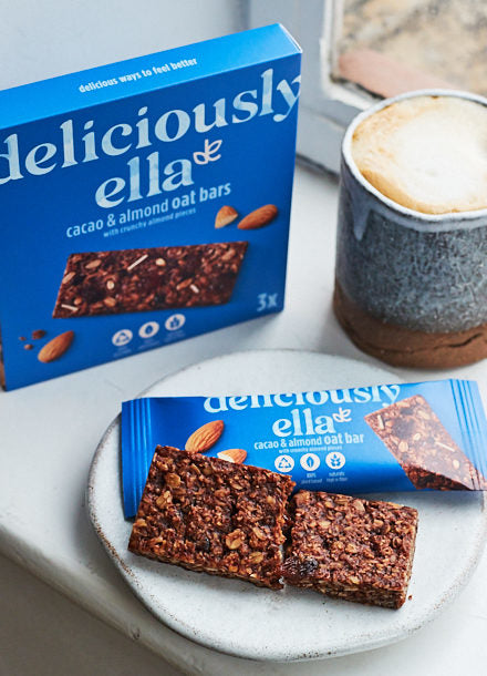 Deliciously Ella Haferriegel – Kakao & Mandel, glutenfrei, vegan – 3 × 50 g