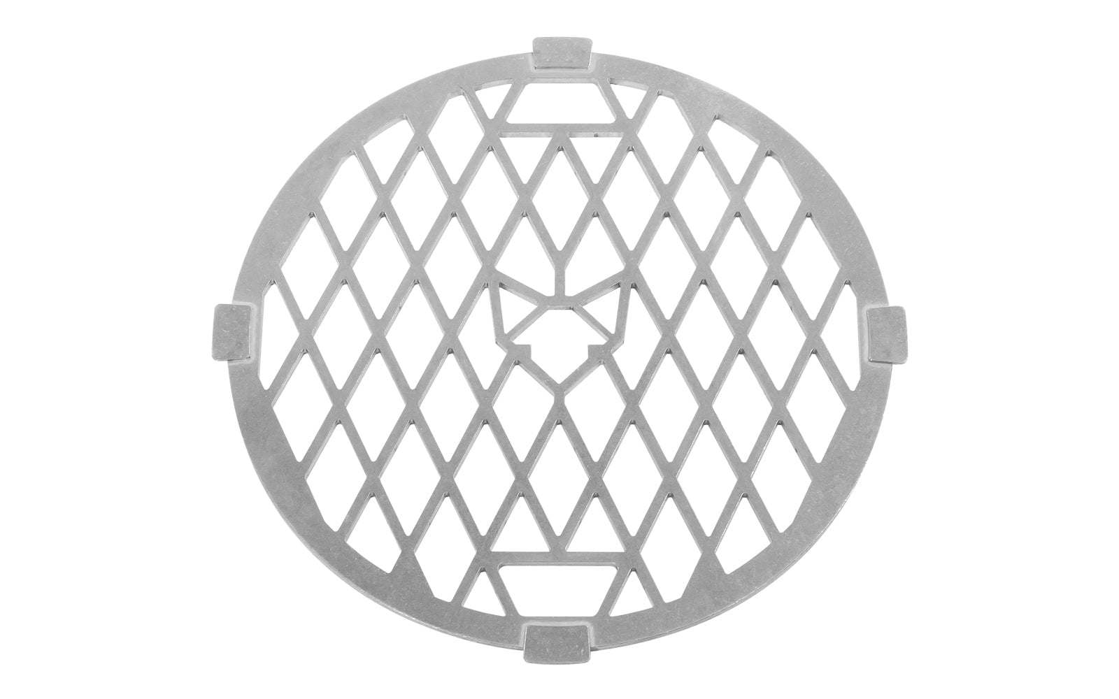 FENNEK Grillrost – Ø 29,8 cm, Höhe 0,6 cm, Edelstahl – für Feuerplatte