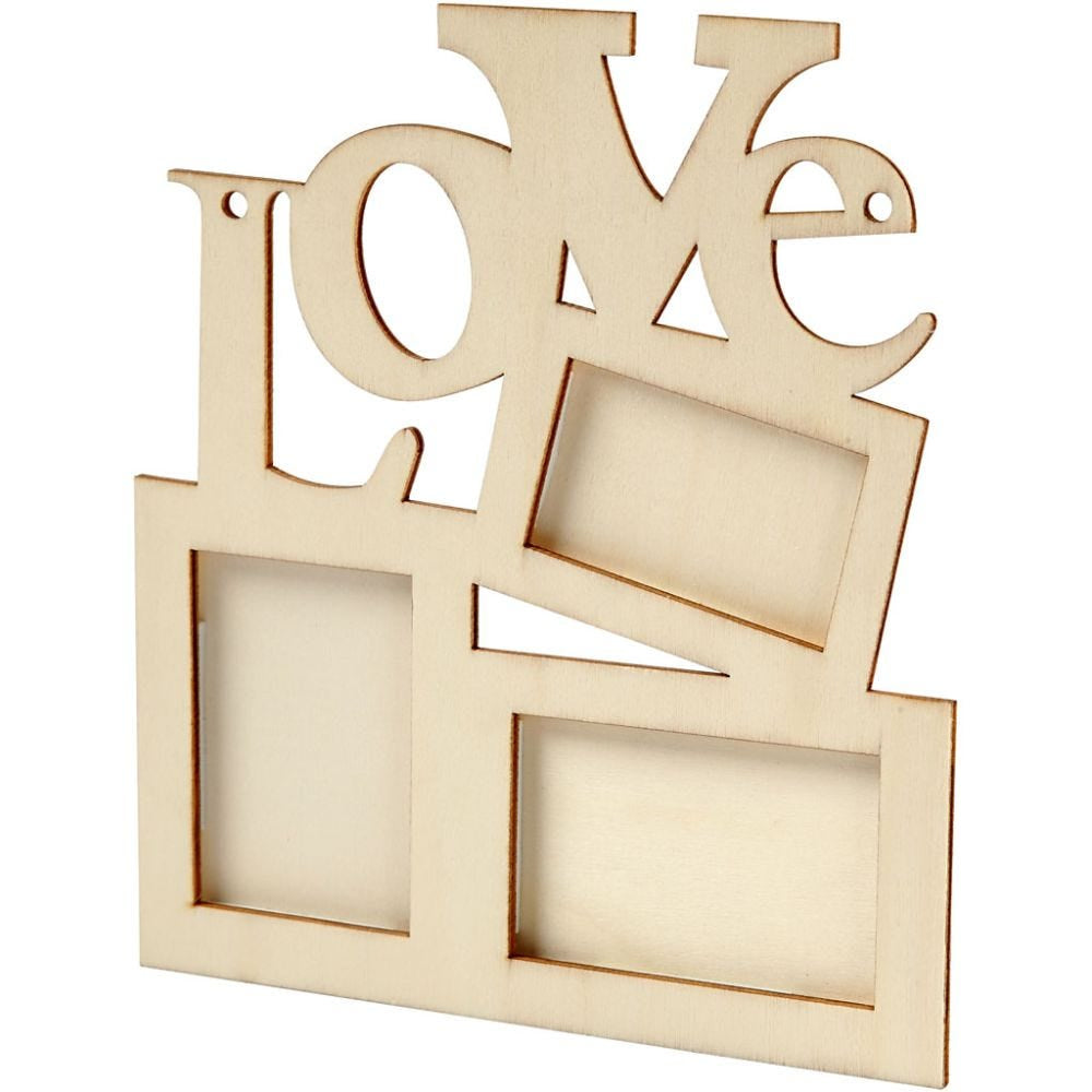 Creativ Company Bilderrahmen – für 19,7 × 16 cm – Holz, Braun