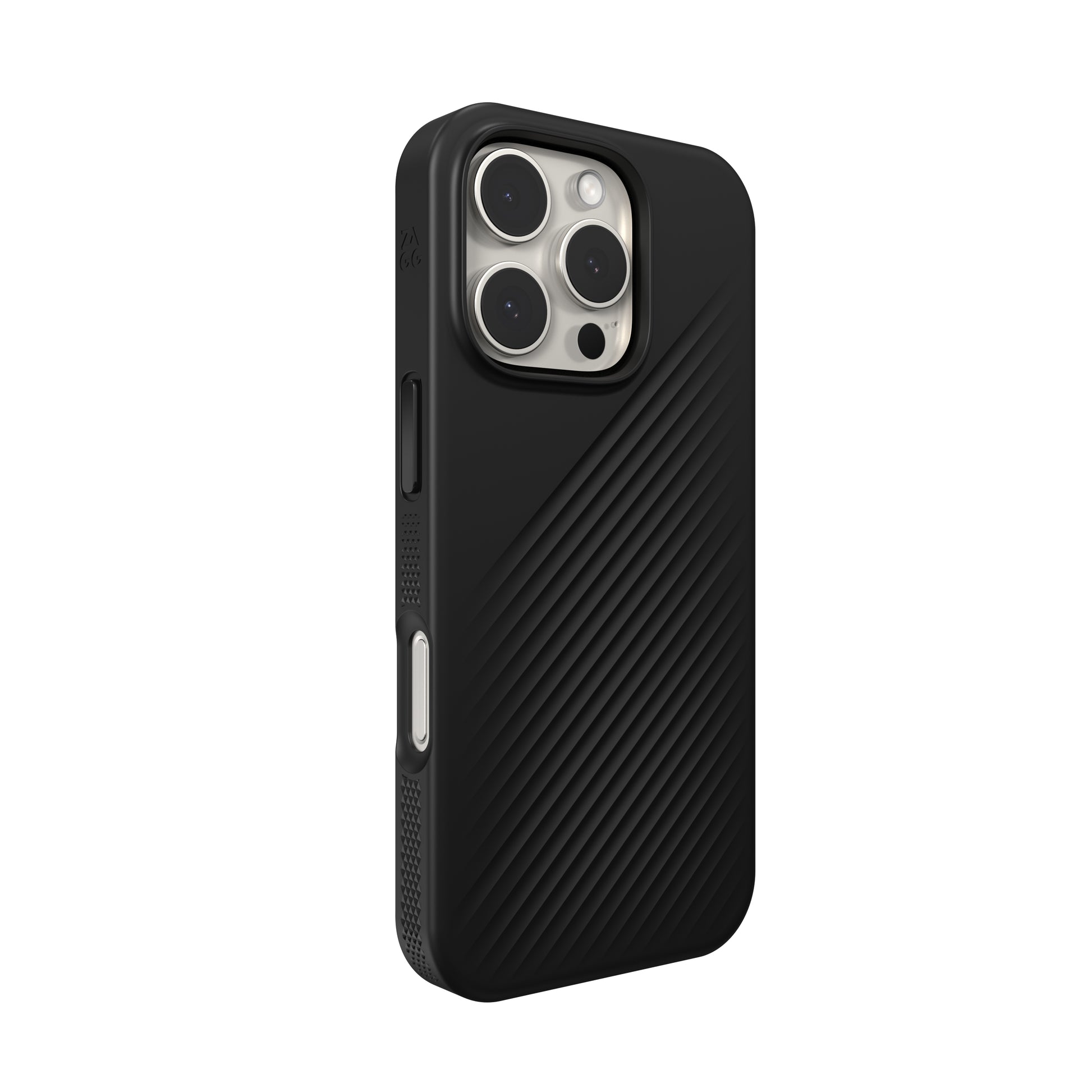 ZAGG Backcover Luxe – für Apple iPhone 16 Pro – schwarz