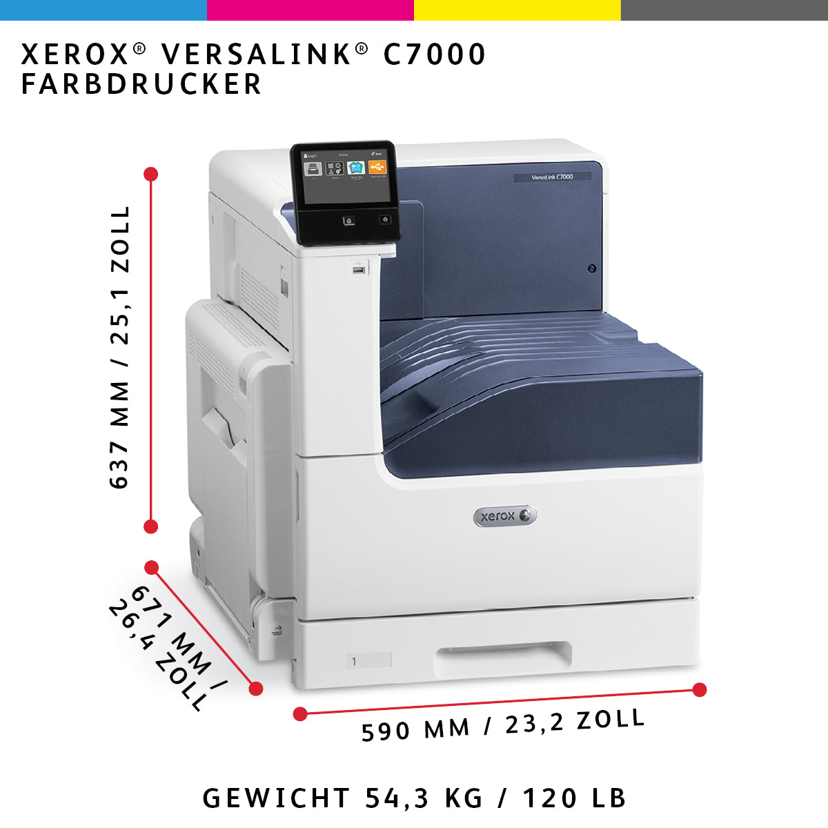 Xerox VersaLink C7000VN – A3, Farbe