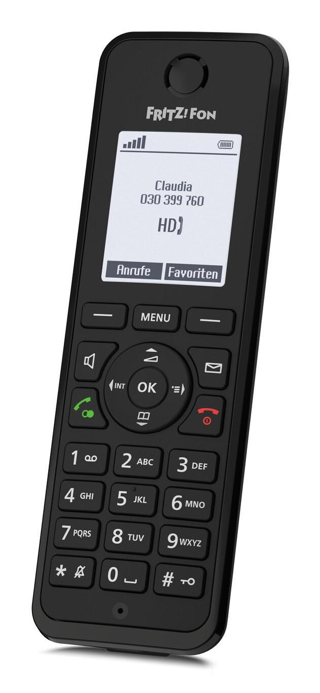 FRITZ! AVM FRITZ Fon M3 – DECT-Telefon nur Mobilteil, mit Anrufbeantworter, Freisprechen, schwarz