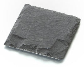 Balthasar Kerzenständer – Schiefer, Schwarz – 8 × 0,5 × 8 cm