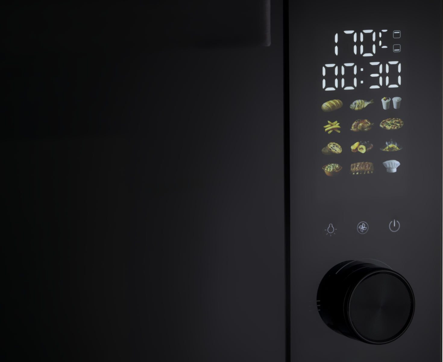 Hisense Mini Ofen HOM30AF – 30 l, 1800 W, Schwarz