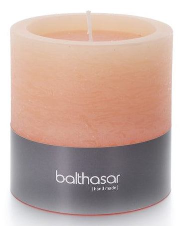 Balthasar Zylinderkerze – Ø 10 × 10 cm – Paraffin, Aprikose – 50 h