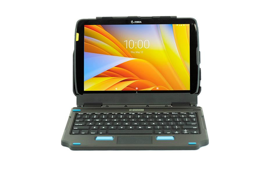 Gamber-Johnson Docking-Tastatur – Andocken (Pogo Pin) – Touchpad – QWERTZ (DE) – für Zebra ET40/45 10"
