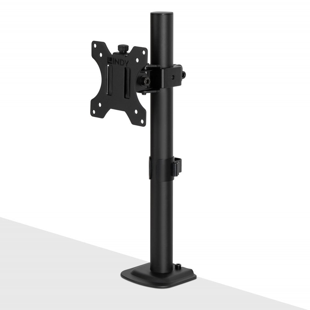 Lindy Stubby Fixed – Monitorarm Tischhalterung – Klemme/Durchführung – 1 Monitor – 13–32" – VESA 75×75/100×100