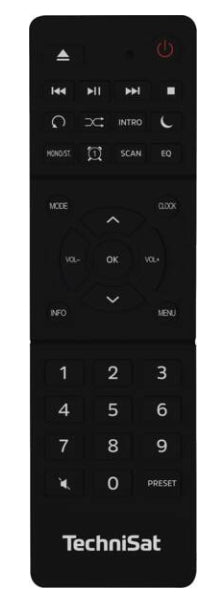 TechniSat DigitRadio 372 CD BT – DAB+/UKW-Tischradio, Bluetooth, CD – Schwarz