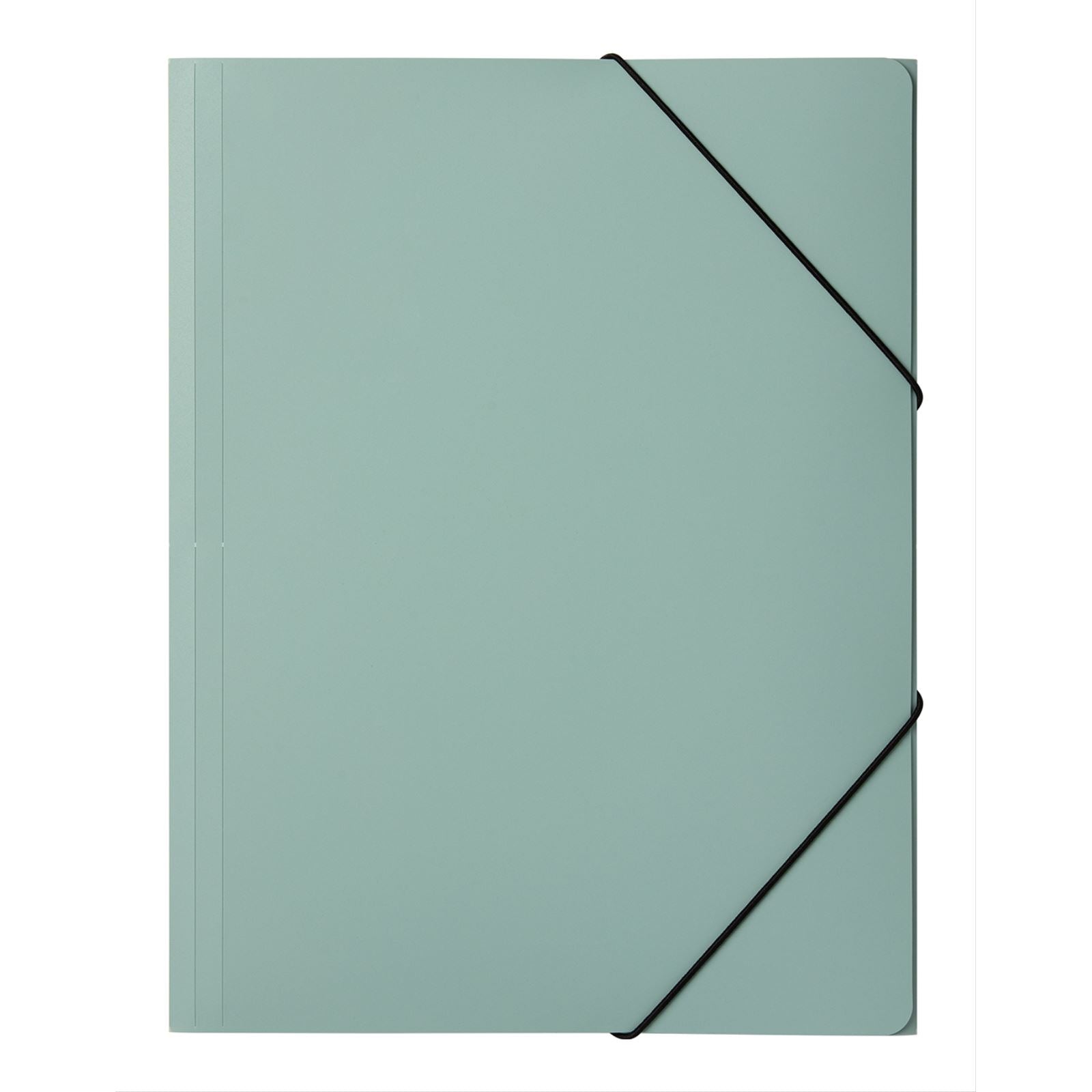 Pagna Gummibandmappe A4 – 3 Klappen, Polypropylen (PP), Mint