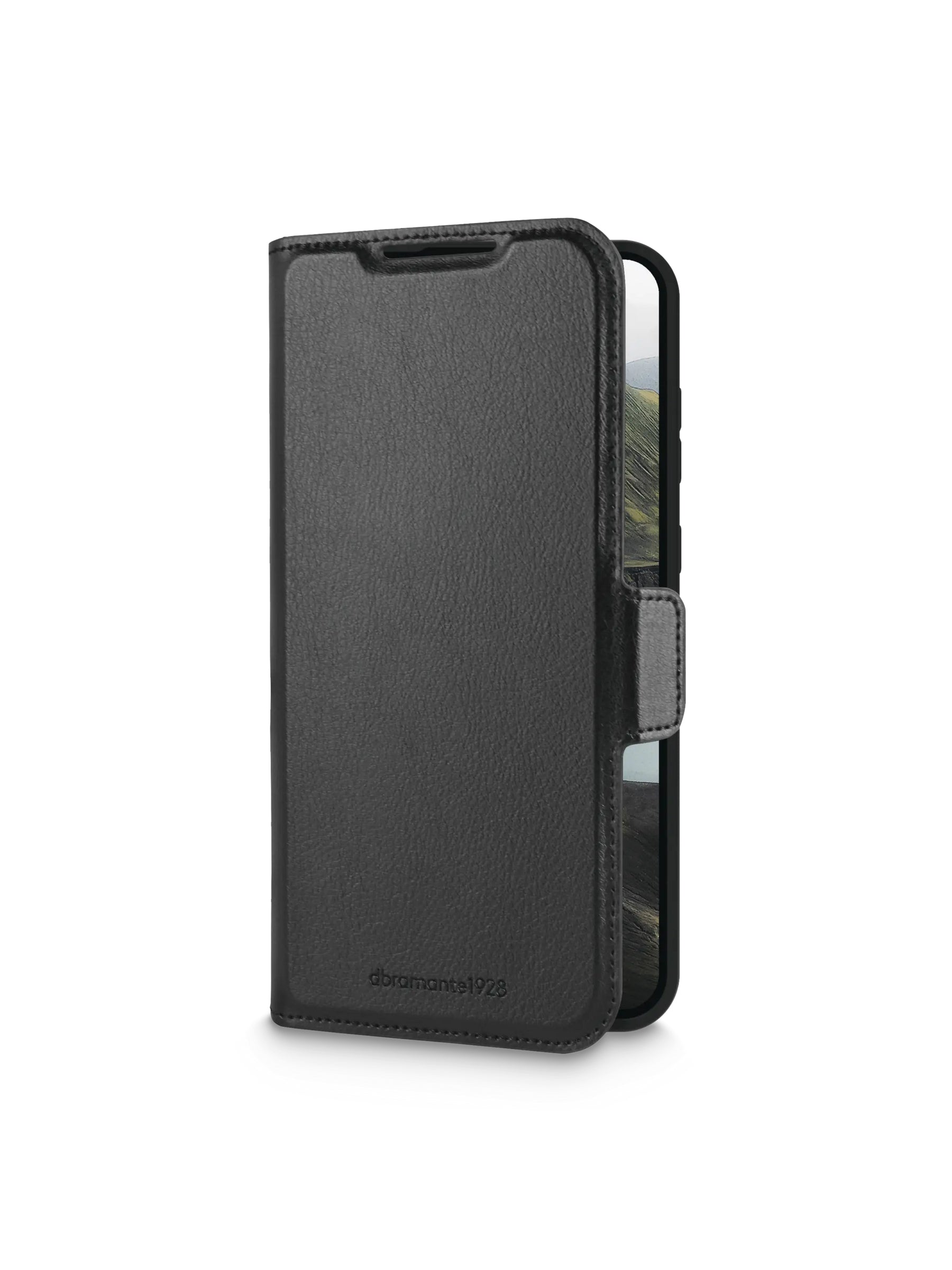 dbramante1928 Oslo Pro Wallethülle – für Samsung Galaxy A55 5G, mit Ständer, 3 Kartenfächer, Leder+Kunststoff