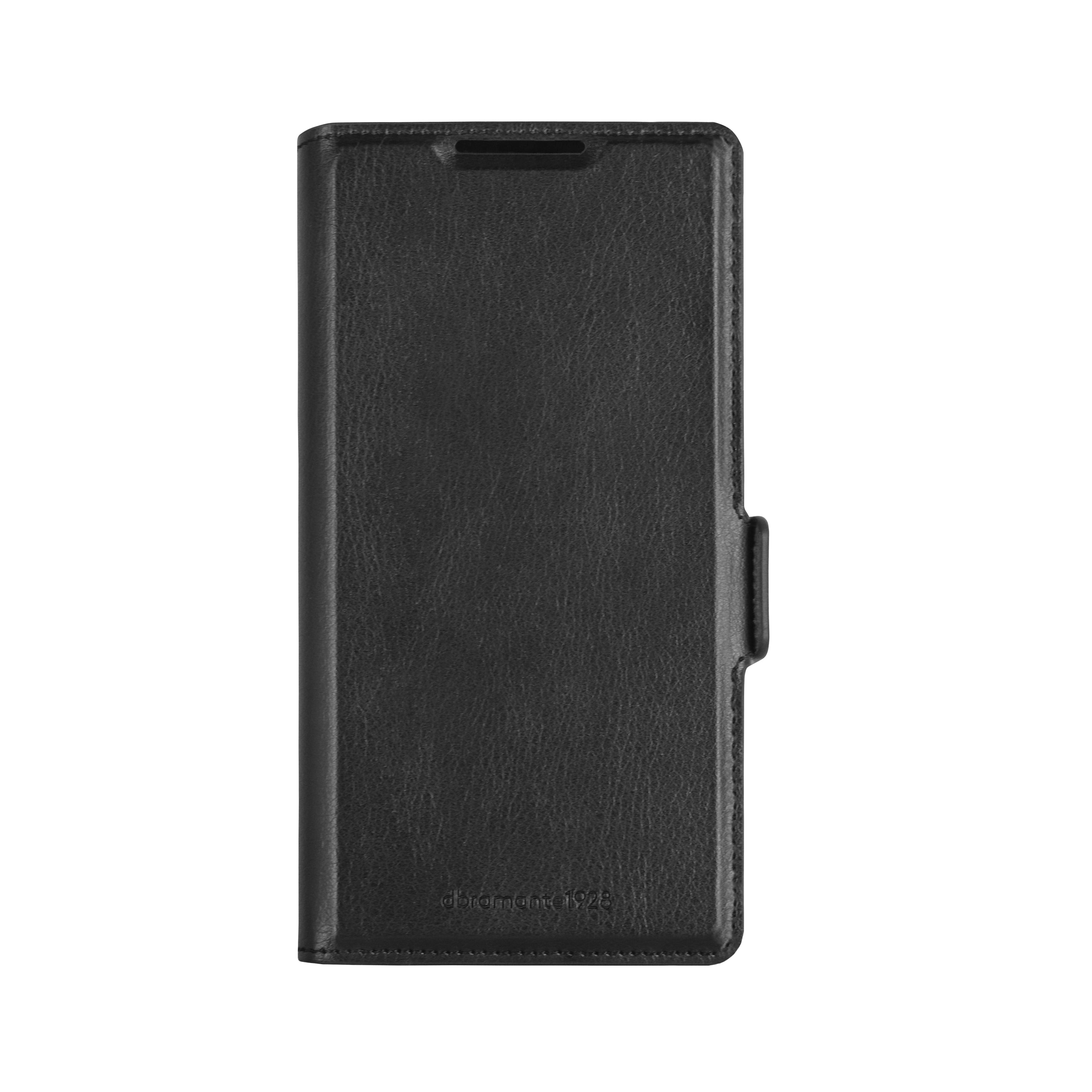 dbramante1928 Wallethülle – für Samsung Galaxy S25 Ultra, 3 Kartenfächer, PU+Kunststoff, Schwarz