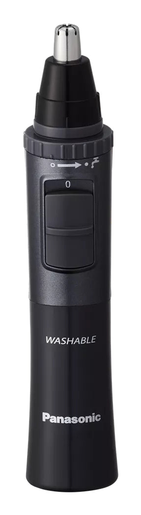 Panasonic Nasen-/Ohrtrimmer ER-GN33-H301 – batteriebetrieben (AA), 78 min – schwarz, Edelstahlmesser