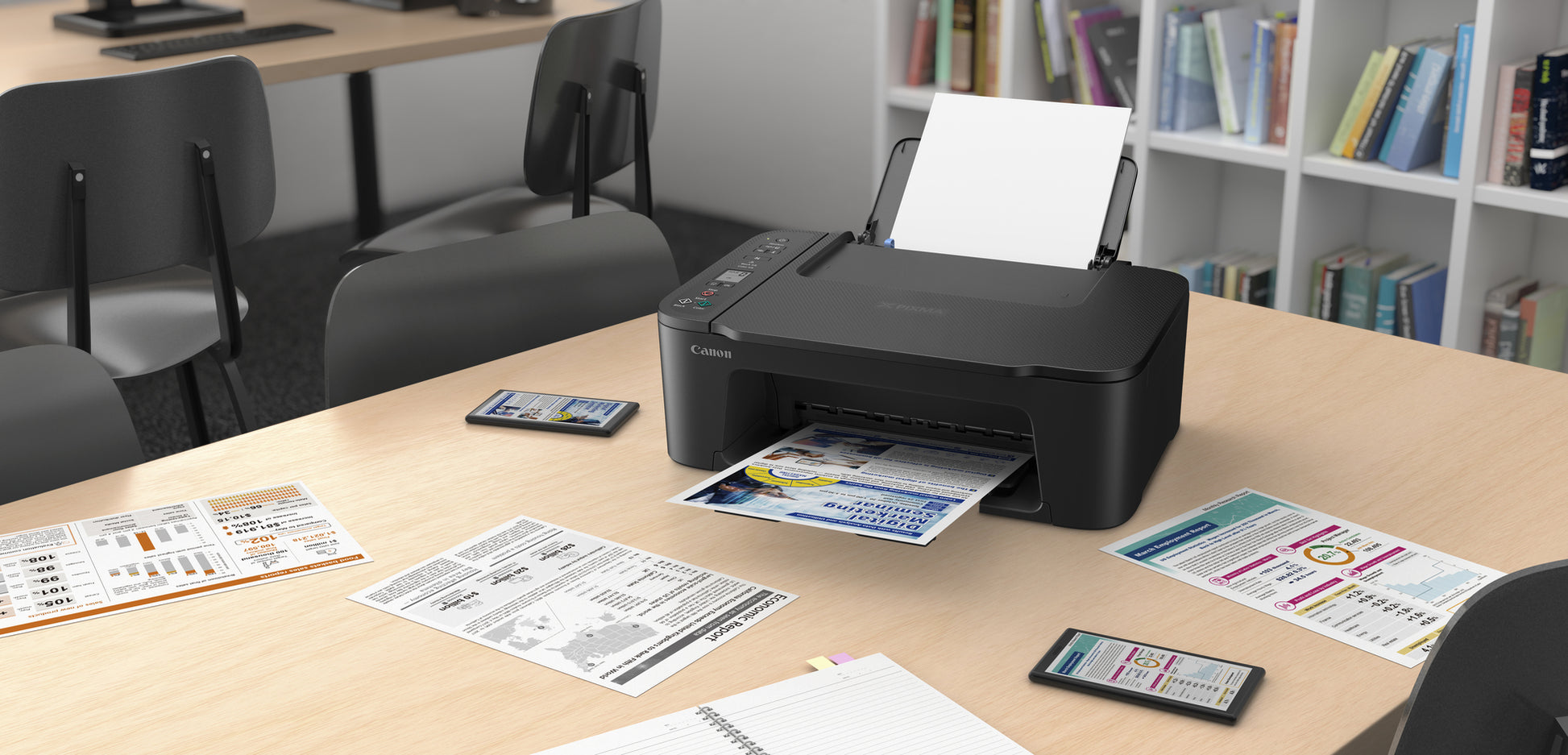 Canon PIXMA TS3750i – Farbtintenstrahl-Multifunktionsdrucker, A4, 3-in-1, Duplex, WLAN, AirPrint, Mopria