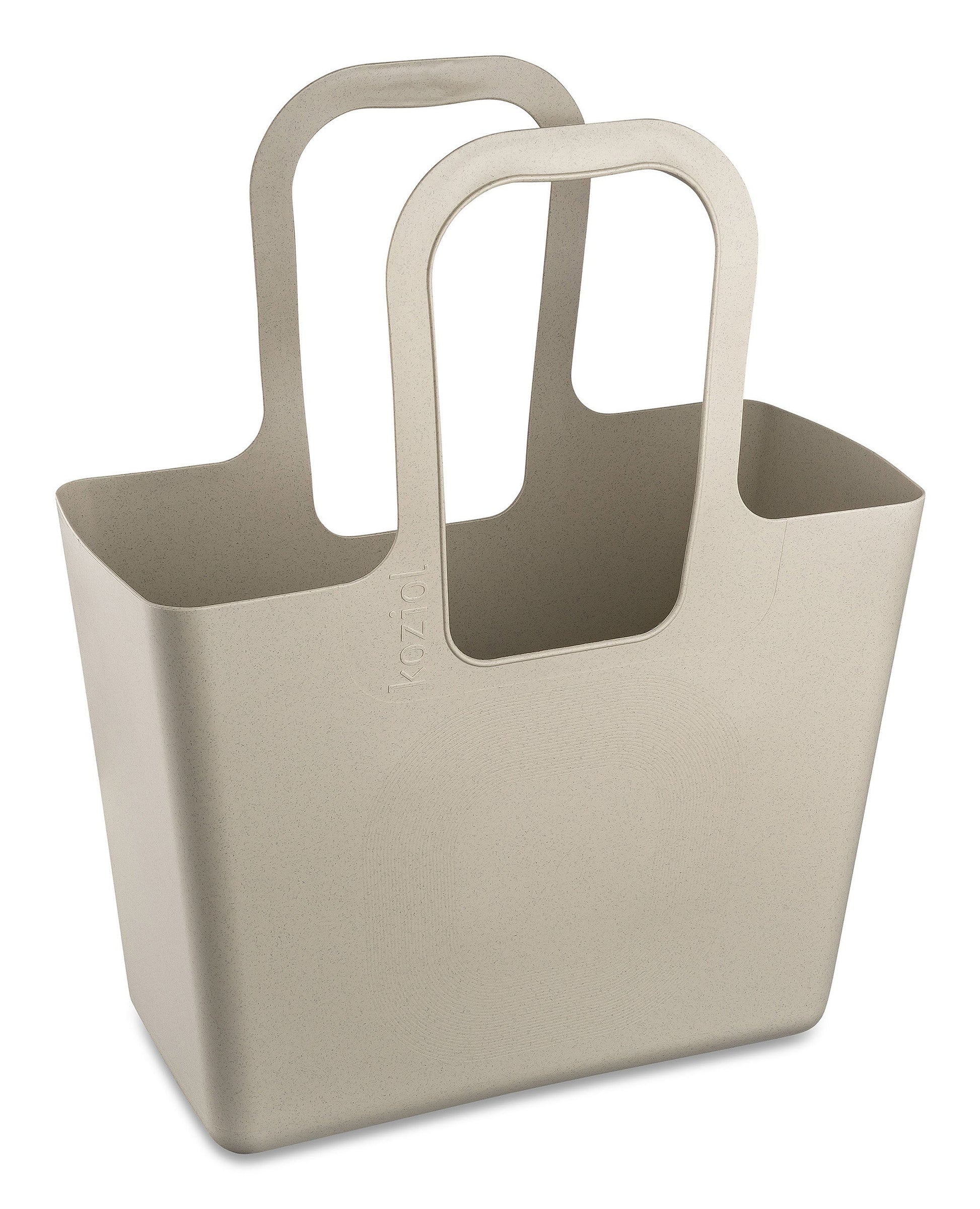 Koziol Einkaufstasche XL – 44 × 54 × 21,5 cm – Kunststoff – desert sand