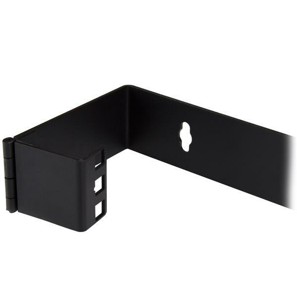 StarTech.com 19" Rangierpanel, 1U, Wandmontage, mit Scharnier, 501×152×44 mm – Schwarz