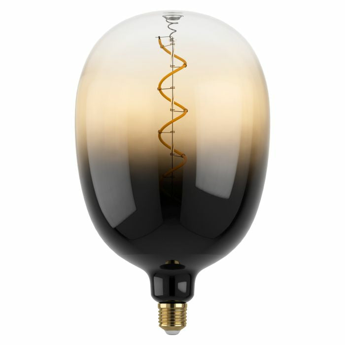 EGLO LED-Leuchtmittel Kugelform E27 – 4 W dimmbar, 100 lm, 1700 K Warmweiss, Braun