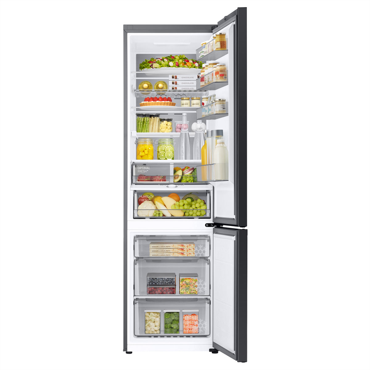 Samsung Kühl-Gefrierkombination RB7300 Bespoke – 387 l, 230 V, No Frost, Energieeffizienzklasse A