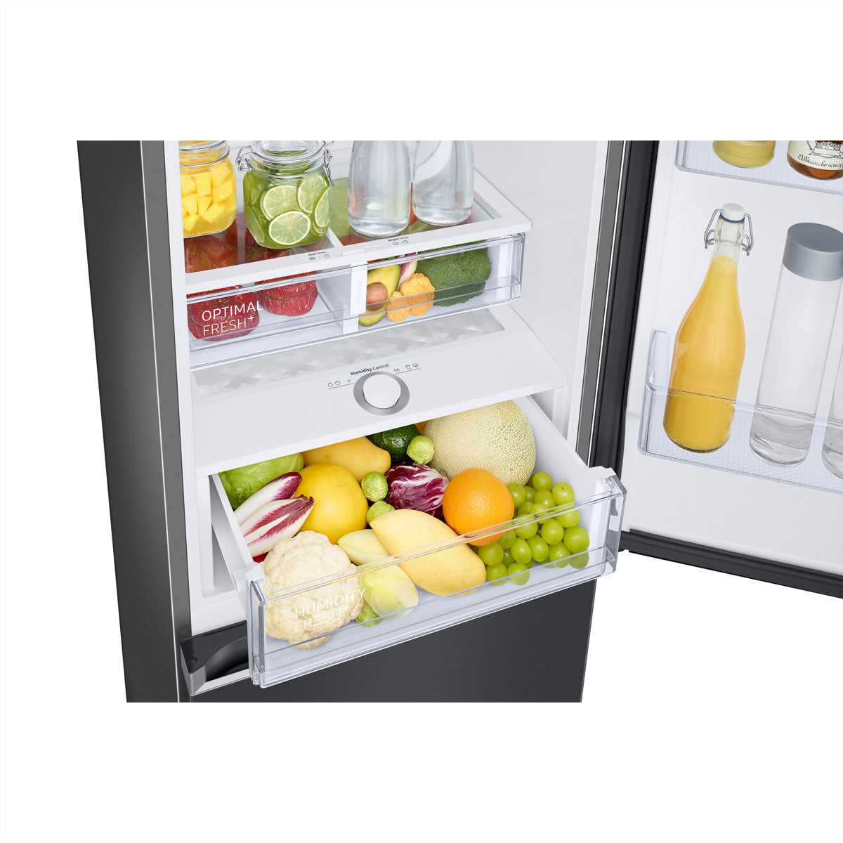 Samsung Kühl-Gefrierkombination RB7300 – 344 l, Energieeffizienzklasse B, 35 dB, Silber