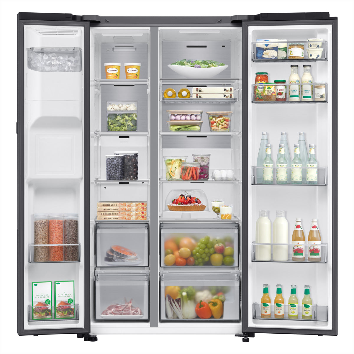 Samsung Food Center RS5000 FC – 634 l, 230 V, Inverter-Kompressor, Energieeffizienzklasse C