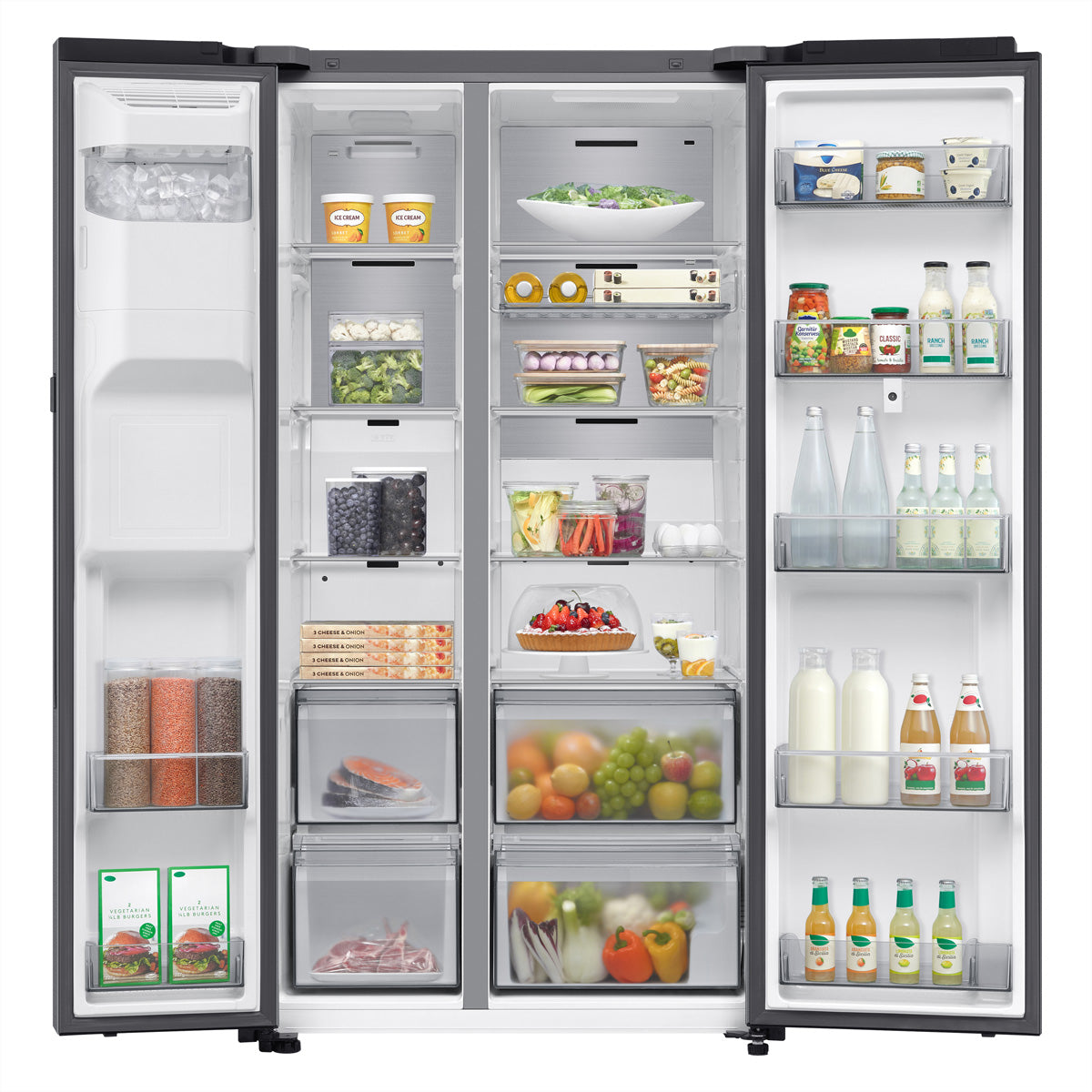 Samsung Food-Center RS5000 FC – 614 l, 230 V, Kompressor, Energieeffizienzklasse E