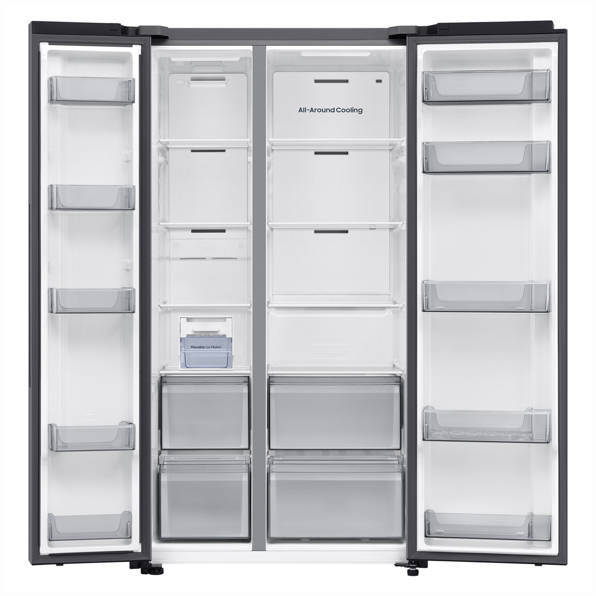 Samsung Food-Center RS5000 FC – 649 l, 230 V, Inverter-Kompressor, Energieeffizienzklasse E